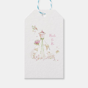 Blushing Bride in Bloom Bride to Be Gift Tags