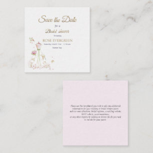 Blushing Bride in Bloom Enclosure Card