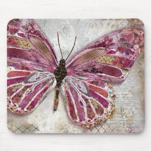 Blushing Butterfly Mousepad