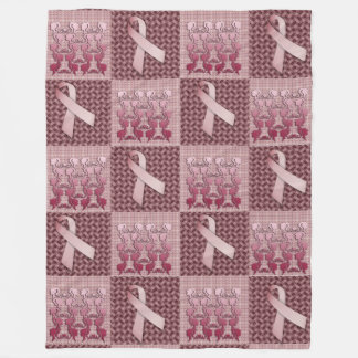 Blushing Femininity BCA Ribbon Fleece Blanket