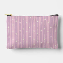 Blushing Heart Stripes Pattern