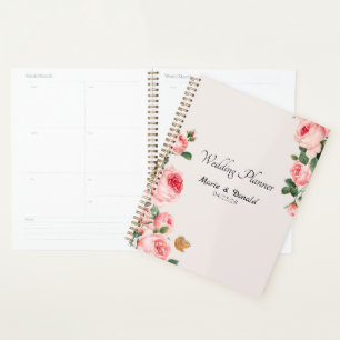 Blushing Pink Rose Planner