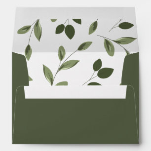 Blushing Sprigs Invitation Envelope