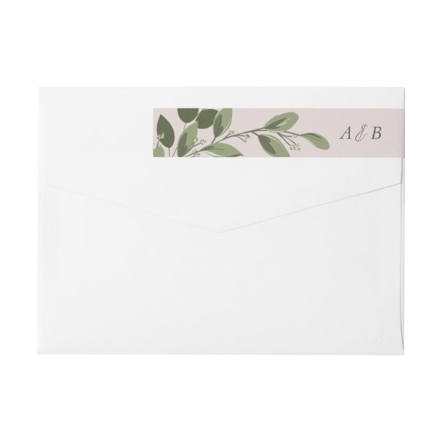 Blushing Sprigs Return Address Label (Back)