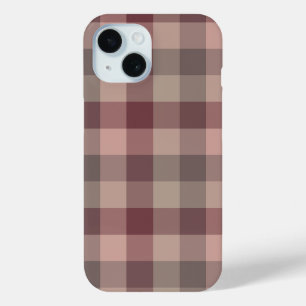 Blushwood plaid iPhone 15 case