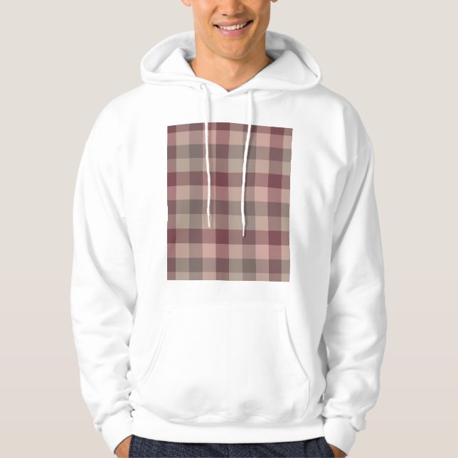 Blushwood plaid hoodie (Front)