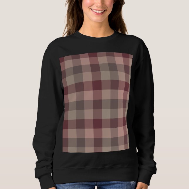 Blushwood plaid sweatshirt (Front)