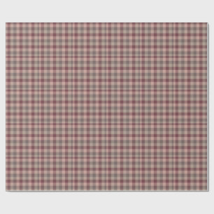 Blushwood plaid wrapping paper