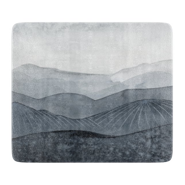 Blustering Grey Valley Cutting Board (Front)