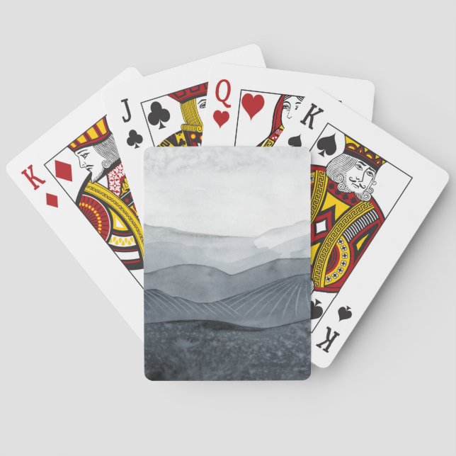 Blustering Grey Valley Playing Cards (Back)
