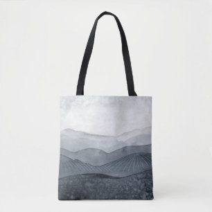 Blustering Grey Valley Tote Bag