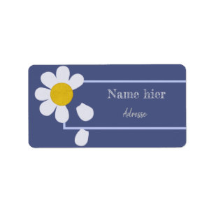 Blütenblätter Label