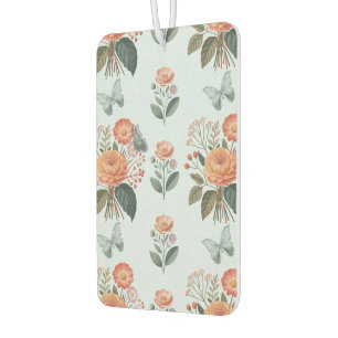 Blütenzauber mit Schmetterlingsflügeln Car Air Freshener