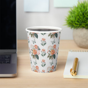 Blütenzauber mit Schmetterlingsflügeln Paper Cups