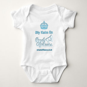 Bly-Kalm-En-Praat-Afrikaans Baby Bodysuit