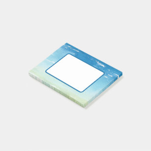 Bly Sky Ocean Waves  Post-it Notes