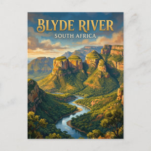 Blyde River Canyon, Graskop, Mpumalanga Postcard