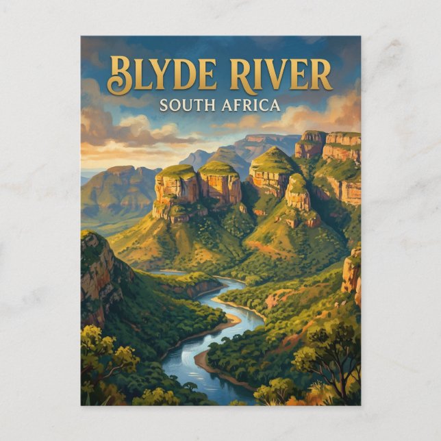 Blyde River Canyon, Graskop, Mpumalanga Postcard (Front)