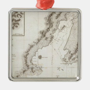 Blying Sound to Alaska Peninsula Metal Tree Decoration