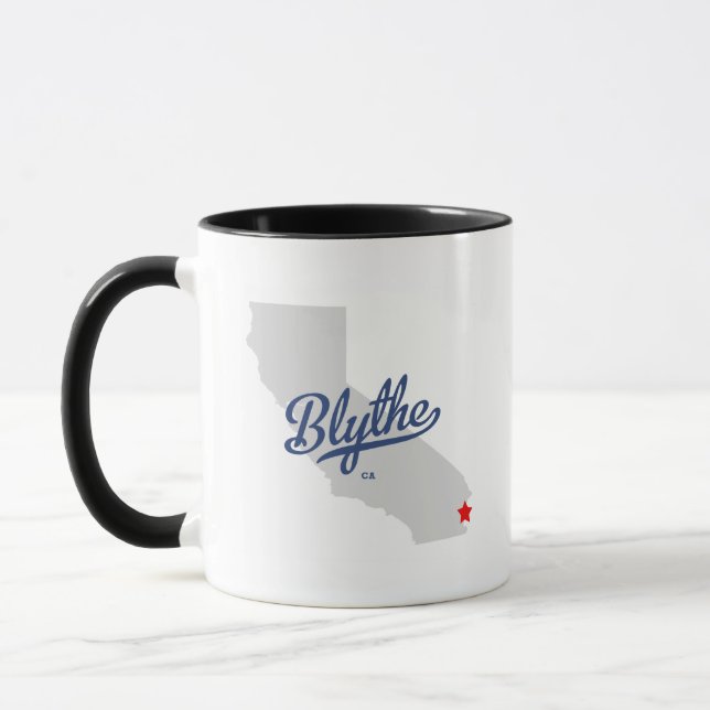 Blythe California CA Shirt Mug (Left)