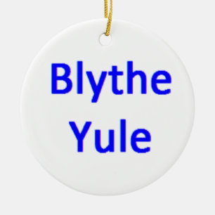 blythe yule  ceramic tree decoration