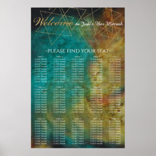 BM Bar & Bat Mitzvah Out of World Seating Chart