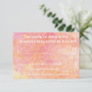 BM Bar Bat Mitzvah Simply Subtle Too RSVP Card