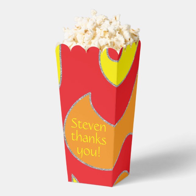 BM Bar Bat Mitzvah Swirls 2 Favour Box (Popped)