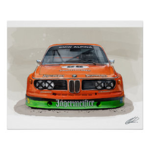 BMW 3.0 CSL Alpina Poster