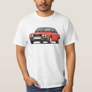 BMW E30 (3-series), metallic red, illustration T-Shirt
