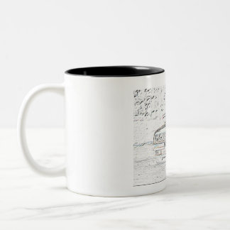 BMW E30 sketch 1 Two-Tone Coffee Mug
