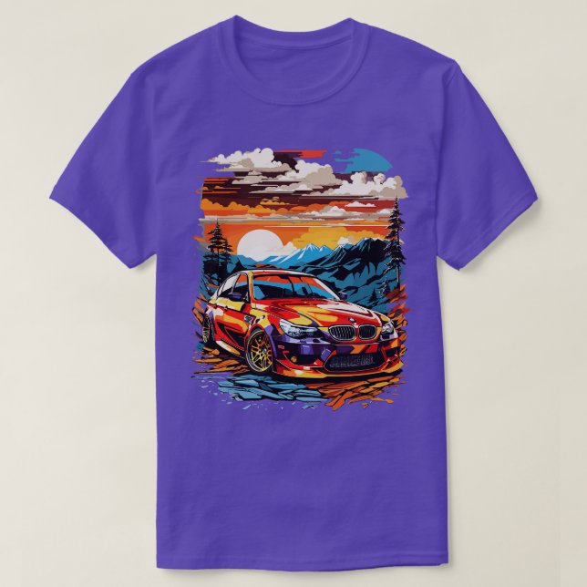 BMW E60 Car T-Shirt (Design Front)