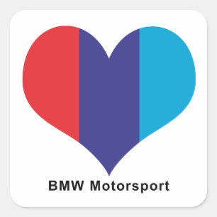 Bmw Heart Motorsport Car Sticker