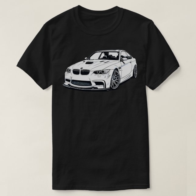 BMW M3 cartoon T-Shirt (Design Front)