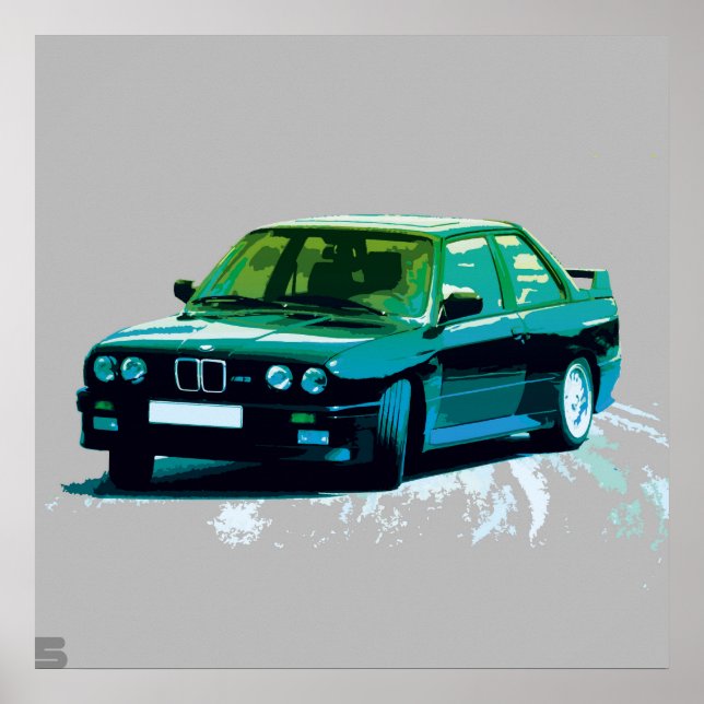 BMW M3 E30 POSTER (Front)