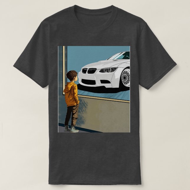 BMW M3 e92 Kids Dreams T-Shirt (Design Front)