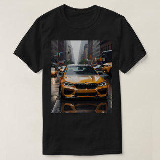 BMW M3 in the Rain – New York City Performance T-S T-Shirt