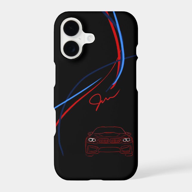 BMW M4 Stripes iPhone 7 Plus Case (Back)