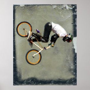 BMX10, Copyright Karen J Williams Poster