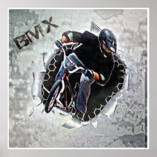 BMX 17, Copyright Karen J Williams Poster