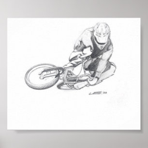 BMX art #9 poster