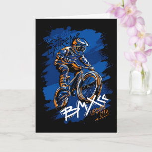 Bmx Bicycle Urban Graffiti streetwear Card