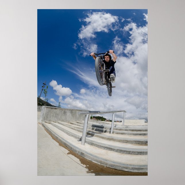 Bmx big air jump poster (Front)