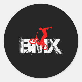 Bmx Bike Bmx Accessories Classic Round Sticker