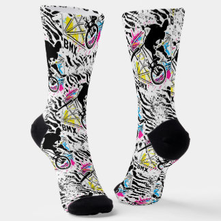 Bmx Bike - Bmx Freestyle Jump Socks - Bmx Socks