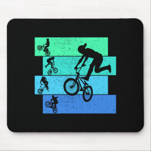 Bmx Bike Childrens Boys Performance Mouse Pad