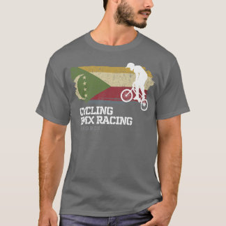 BMX Bike Comoros Flag Biking Cycling Racing BMX  2 T-Shirt