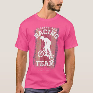 BMX Bike Costa Rica Flag Biking Cycling Racing BMX T-Shirt
