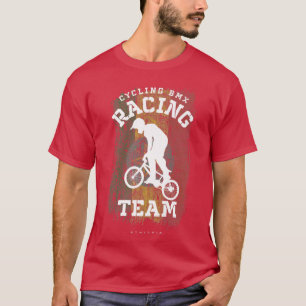 BMX Bike Ethiopia Flag Biking Cycling Racing BMX 2 T-Shirt