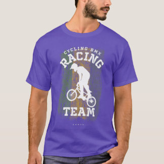 BMX Bike Gabon Flag Biking Cycling Racing BMX 308 T-Shirt